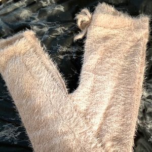 Eyelash sweater pj pants